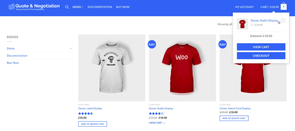 البرنامج المساعد للتفاوض على أسعار woocommerce بواسطة welaunch