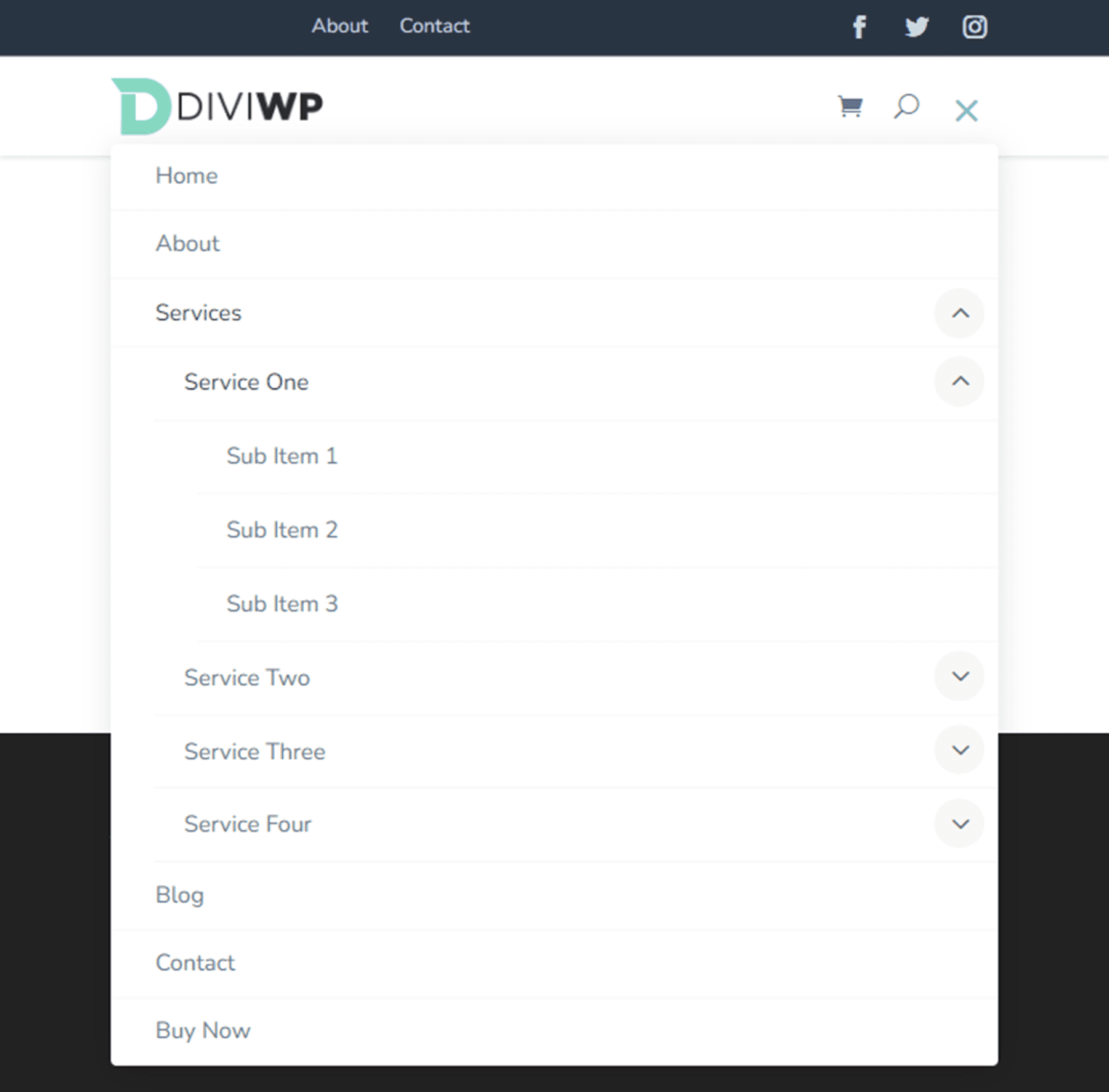 Sorotan Produk Divi Bagian Tajuk DiviWP Tata Letak Paket 10 Tablet