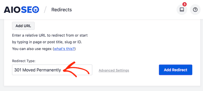 การเลือกประเภทการเปลี่ยนเส้นทางสำหรับเว็บไซต์ WordPress ของคุณ Choosing a redirect type for your WordPress website