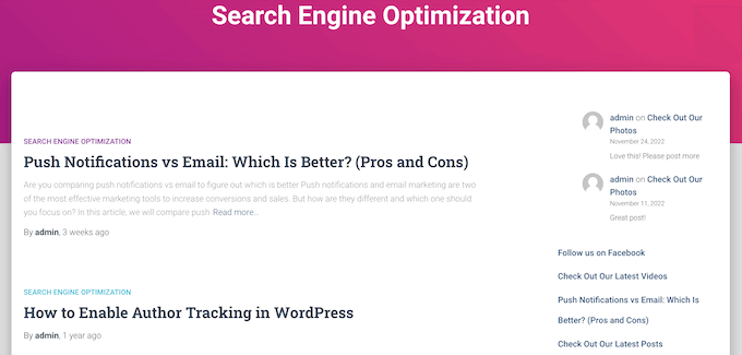 หน้าเก็บถาวรหมวดหมู่ WordPress The WordPress category archive page