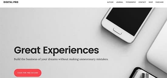 Korporacyjny motyw WordPress