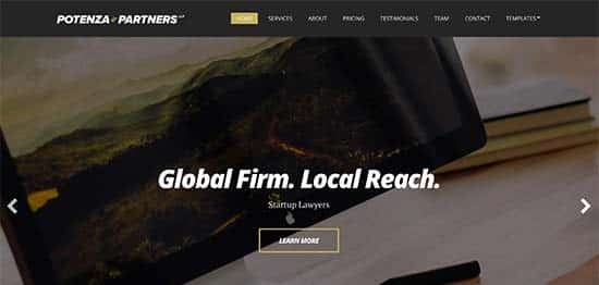 korporacyjne motywy WordPress