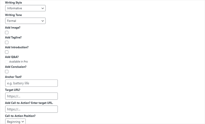 Ottimizza le impostazioni dei contenuti Fine tune content settings