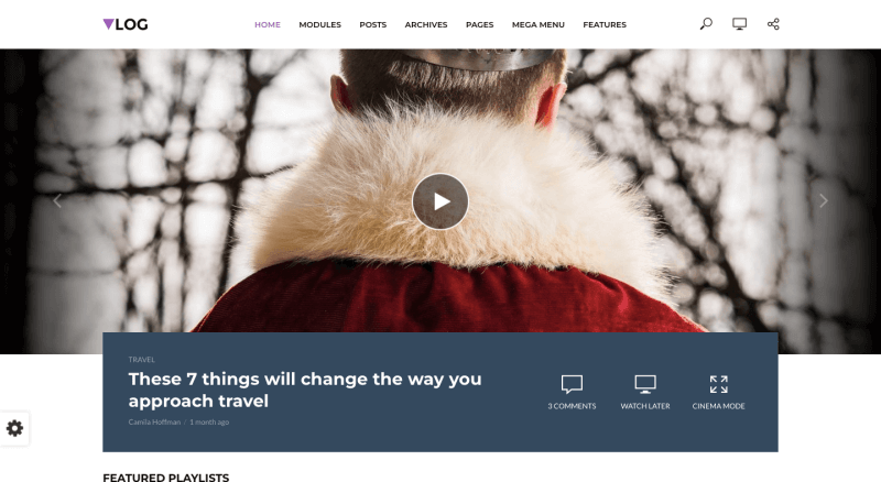 Vlog-Blog-Podcast-WordPress-ธีม
