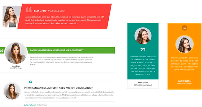 Thrive Ovation - WordPress 推荐模板示例 Thrive Ovation - WordPress Testimonial Template Example