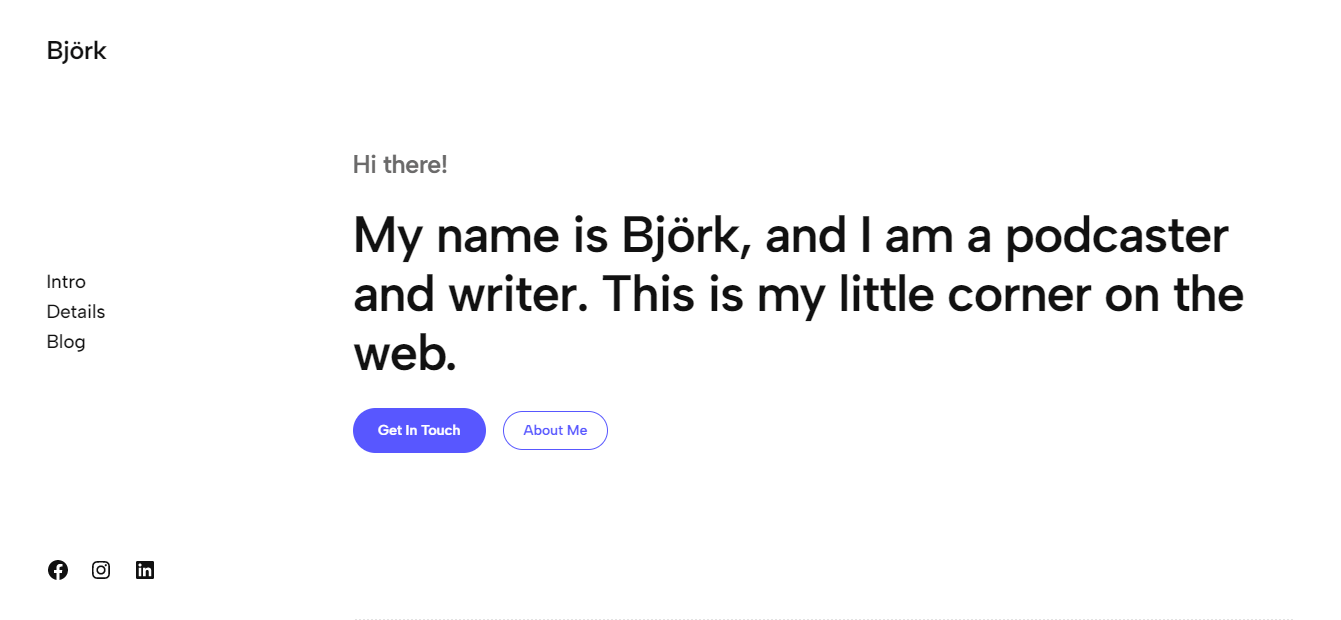 Bjork 是可用的最干净的完整站点编辑主题之一。