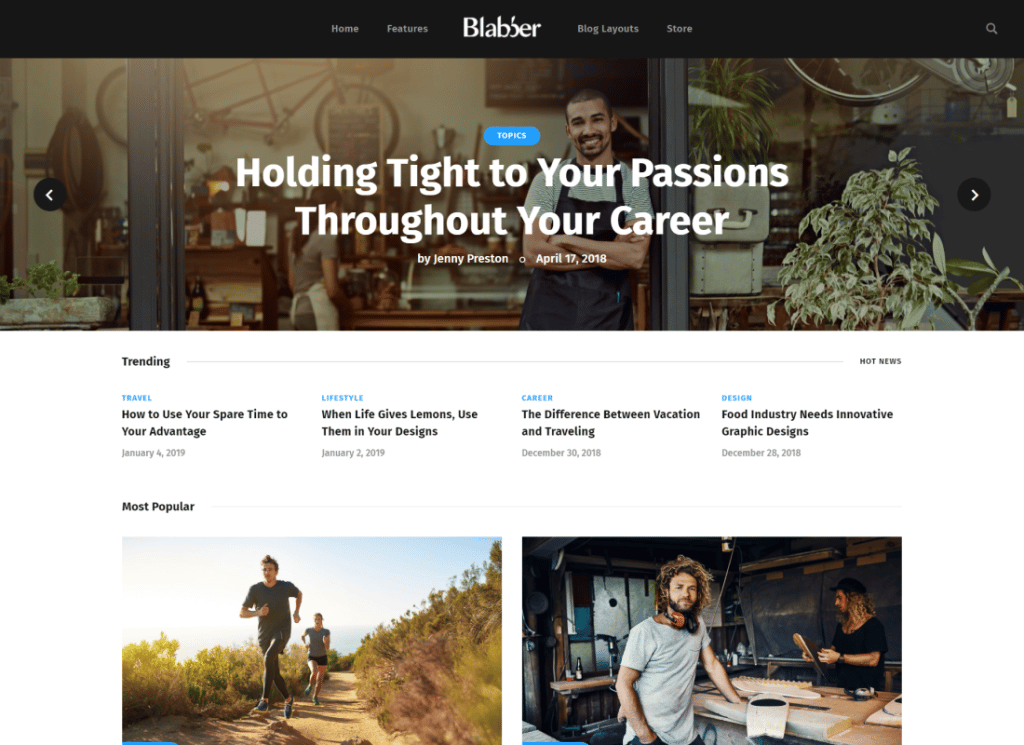 Blabber - All-in-One Elementor Blog & ธีม WordPress ของนิตยสารข่าว