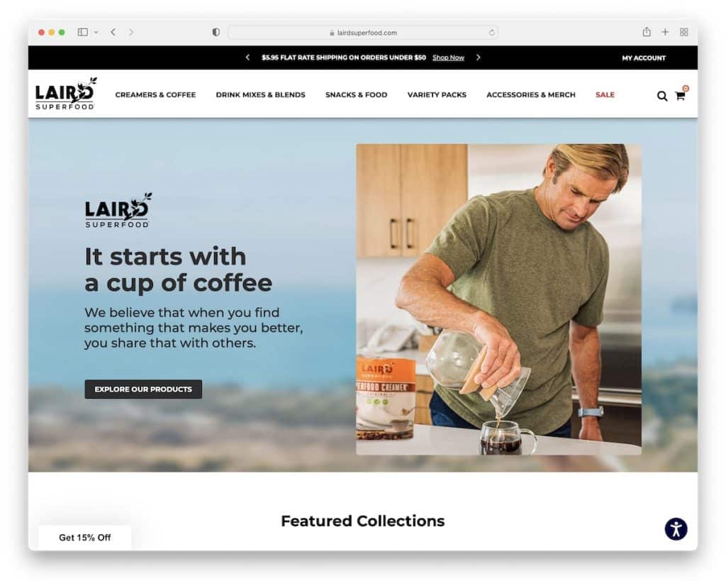 Laird Superfood Food-Website