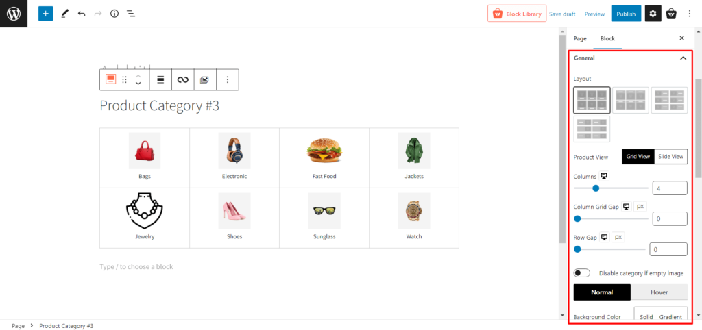 ProductX WooCommerce 產品類別 #3:創建和自定義指南 6 General Settings PC#3
