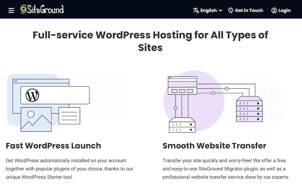 استضافة Siteground