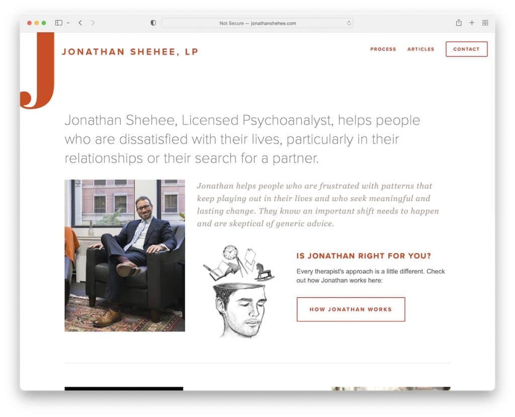 Jonathan Shehee Therapeuten-Website