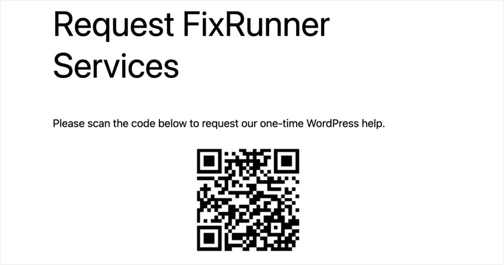Publiez et révisez pour voir les perspectives du code QR