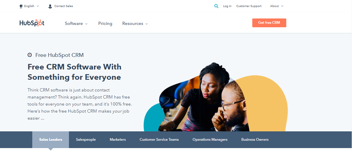 Logiciel de CRM Hubspot