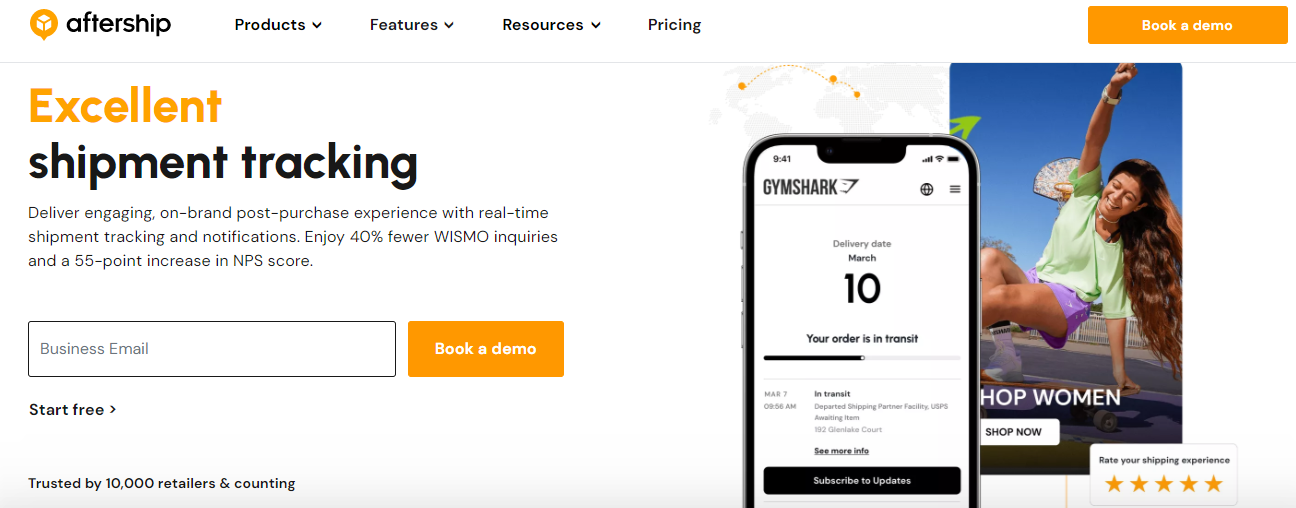 Aftership - Applications mobiles
