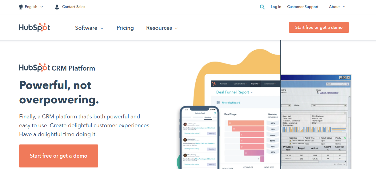 HubSpot - Logiciel d'assistance SaaS