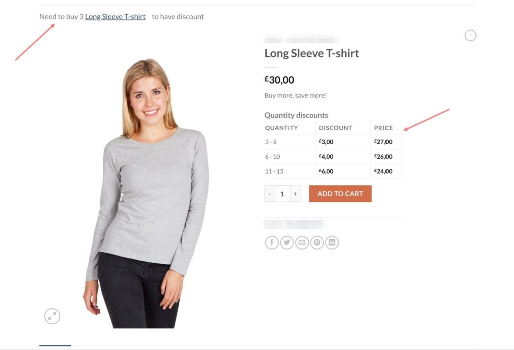 tableau de tarification des paramètres dans yaypricing