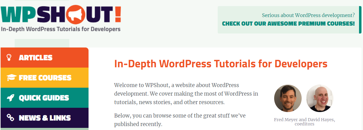 WP Shout- WordPress ウェブサイト開発サービス