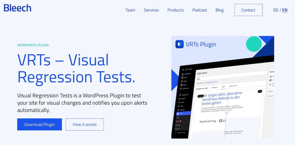 VRT - Test di regressione visiva