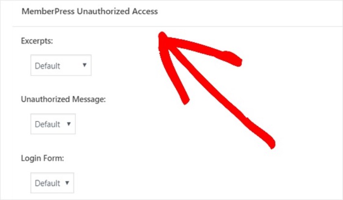 Livelli di accesso MemberPress