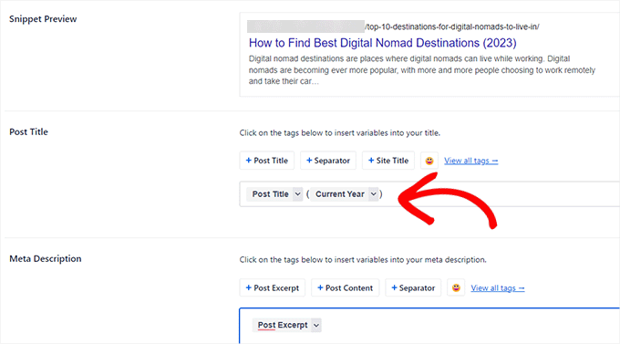 ダイナミック SEO のタイトルと説明 Dynamic SEO title and descriptiion