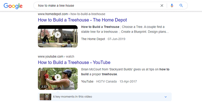動画検索結果 Video search results