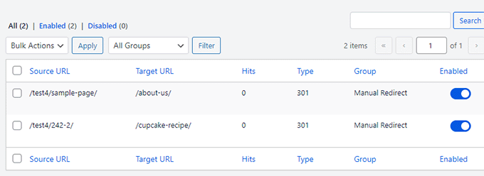 リダイレクトを管理する Manage redirects