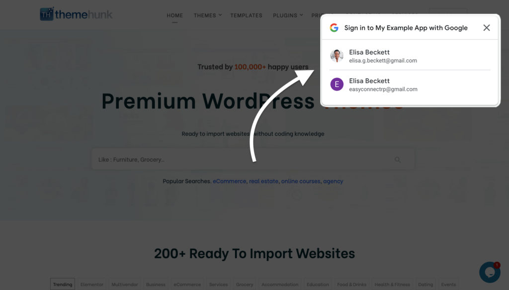 WordPress 19でのリードジェネレーションのためのGoogleワンタップログイン google one tap 8032