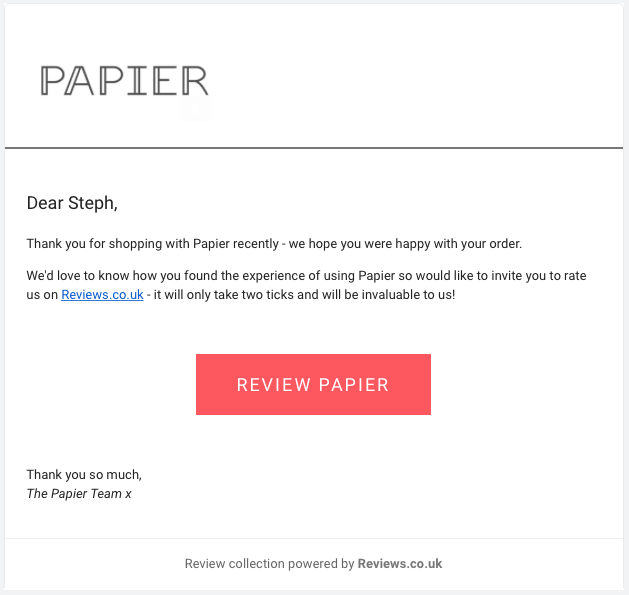 kampanye ulasan email