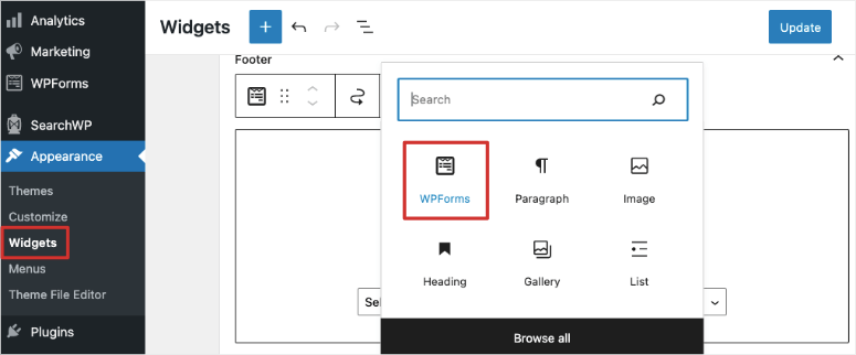 add-wpforms-in-wordpress - IsItWP - ตัวตรวจจับธีม WordPress ฟรี