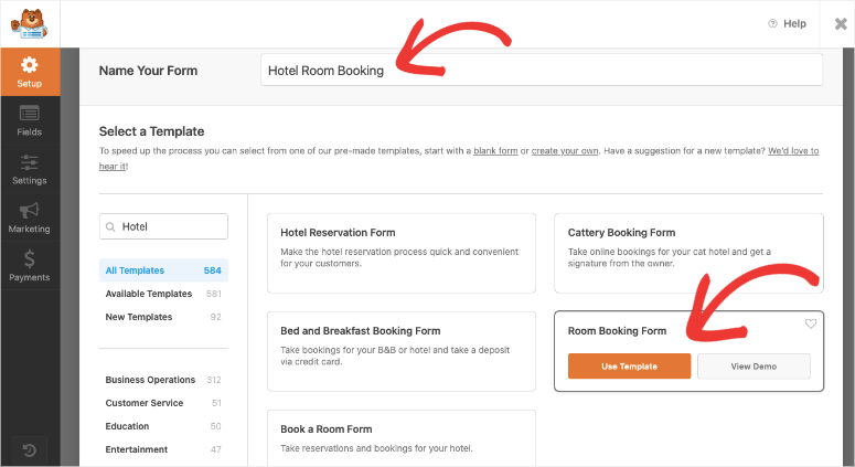 เทมเพลตการจองห้องพักในโรงแรม - IsItWP - ตัวตรวจจับธีม WordPress ฟรี hotel room booking template
