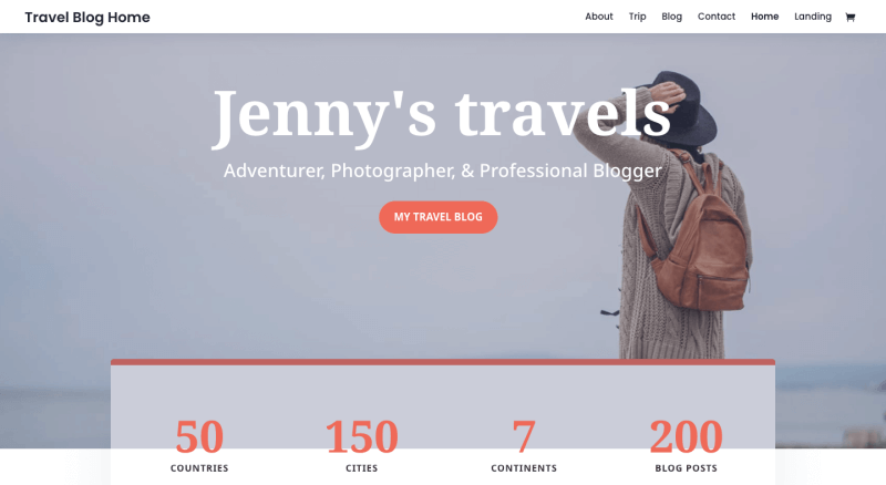 Divi-Reise-Thema