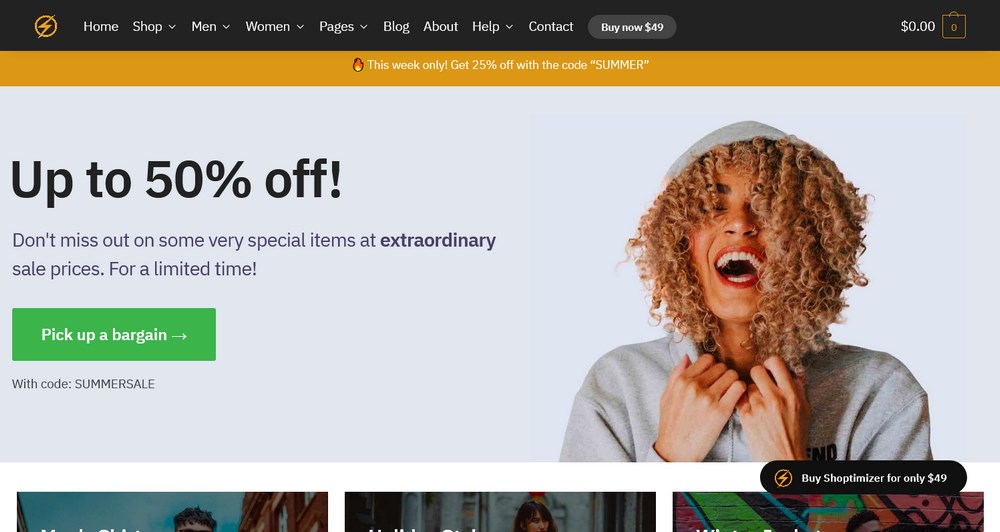 ธีม Shoptimizer WooCommerce WordPress