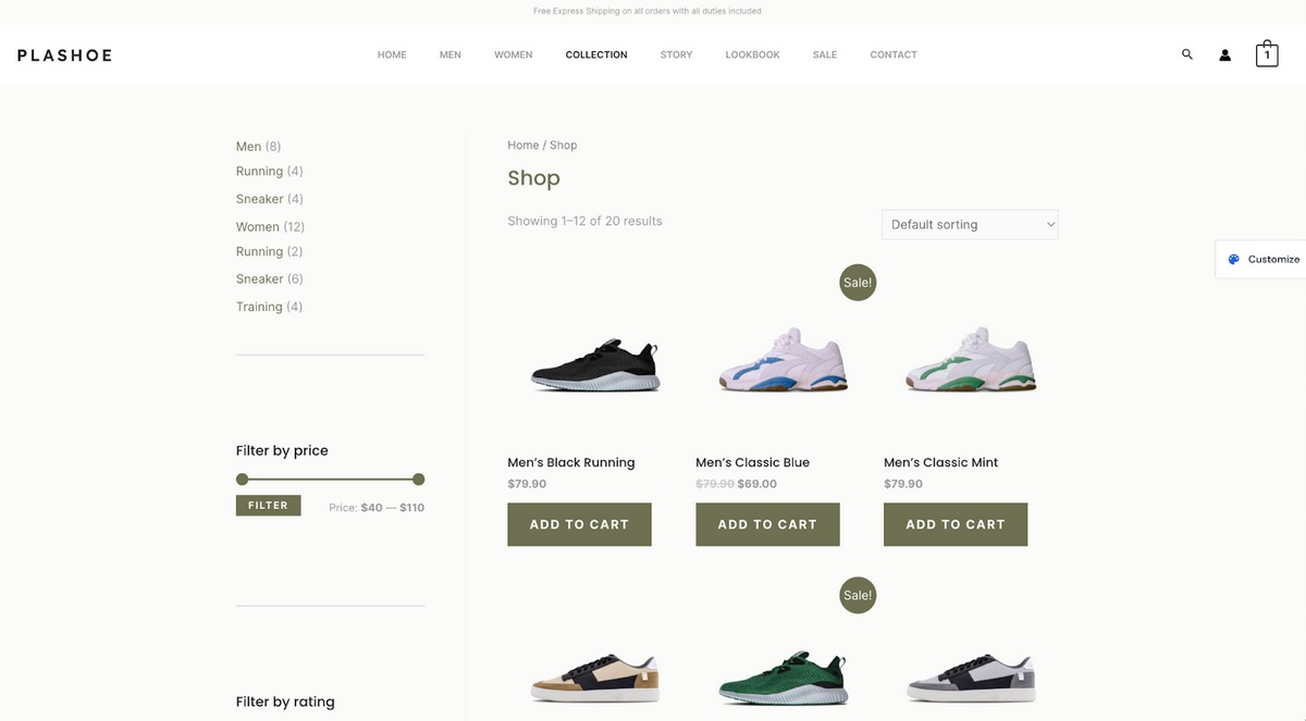 เค้าโครงหน้าผลิตภัณฑ์ Astra WooCommerce
