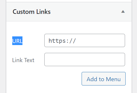 Impostazioni dei collegamenti personalizzati in WordPress