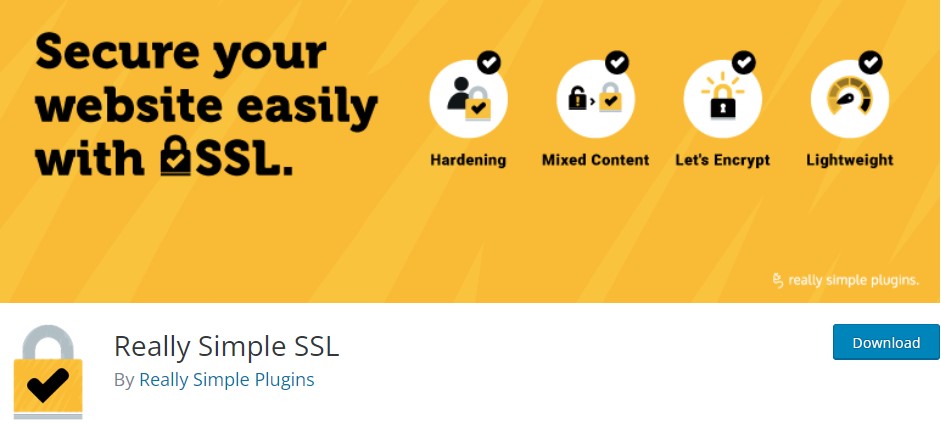 真正简单的 SSL – 免费的 WordPress 插件
