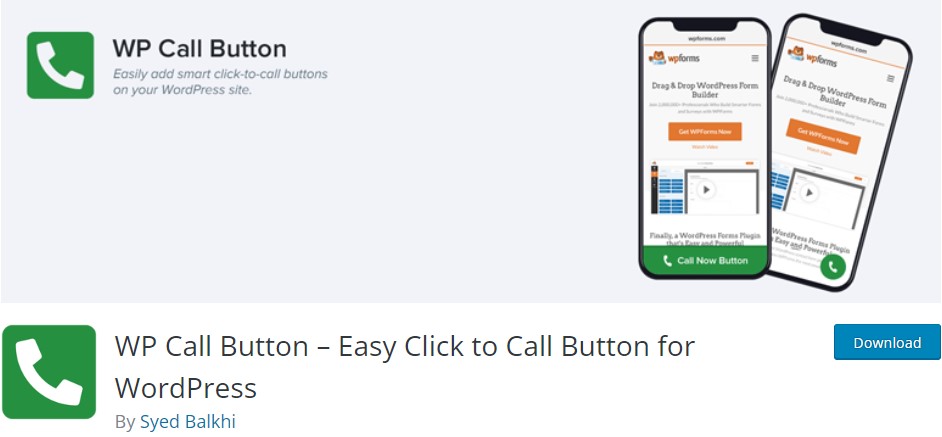 WP Call Button – 轻松点击 WordPress 的呼叫按钮