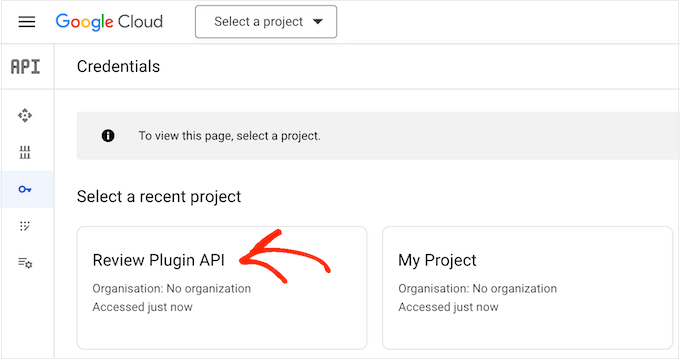 การสร้างข้อมูลประจำตัวของ Google ใน Cloud Console Creating Google credentials in the Cloud console
