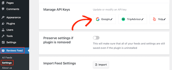 การเพิ่มรหัส Google API ให้กับเว็บไซต์ WordPress ของคุณ Adding a Google API key to your WordPress website