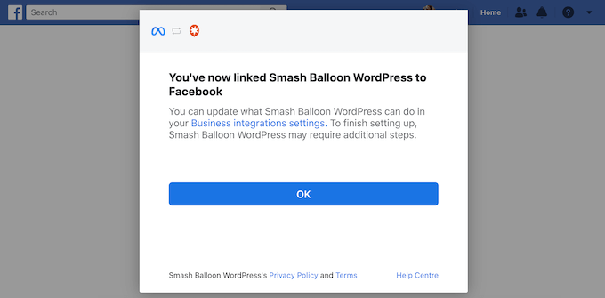 เชื่อมต่อฟีดรีวิวกับ Smash Balloon สำเร็จแล้ว Successfully connecting Reviews Feed and Smash Balloon