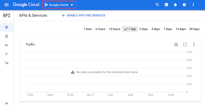 คอนโซล Google Cloud The Google Cloud Console