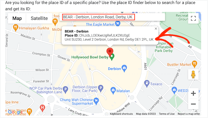 รับรหัสสถานที่ Google Getting a Google place ID