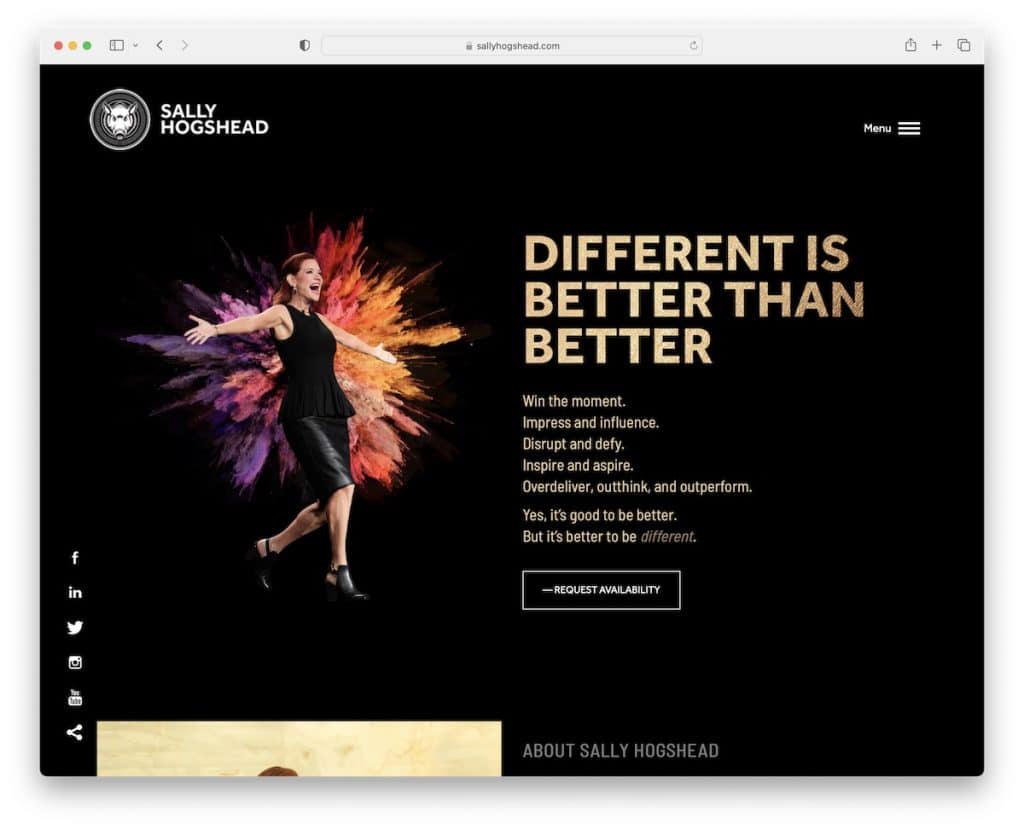 site de conférencier public de sally hogshead