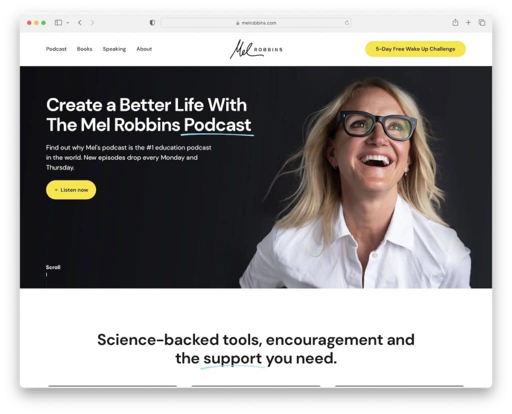 site de conférencier mel robbins