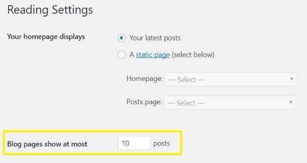 özel wordpress sayfalandırma