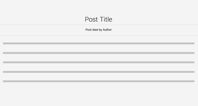 título da postagem data da postagem por modelo de modelo de autor