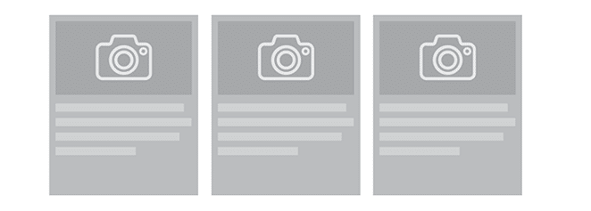 เค้าโครงโดยมู่เล่ เค้าโครงการ์ด เค้าโครงตาราง css วิธีการสอนสามแถวการ์ด