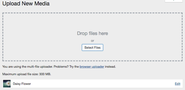 การเพิ่มรูปภาพใน wordpress