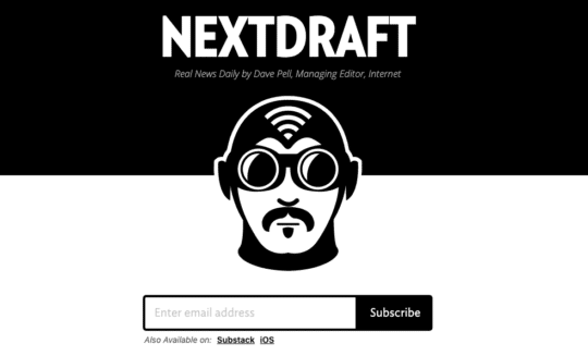 ภาพหน้าจอของเว็บไซต์ Next Draft