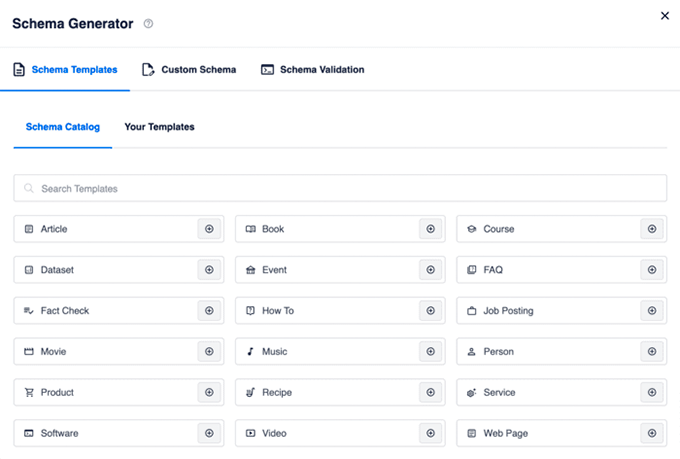 适用于 WordPress 的 AIOSEO 自定义架构生成器 AIOSEO Custom Schema Generator for WordPress