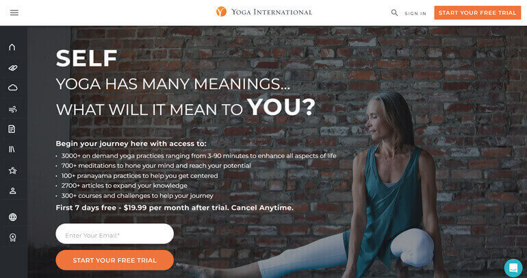 Yoga International 最高のヨガ Web サイトの 1 つ